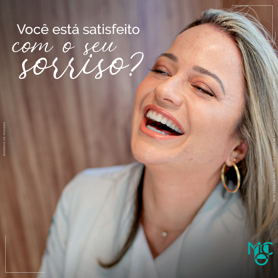 Você está satisfeito com o seu sorriso?